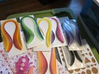Paper Quilling Supplies  7 Pkgs Quilling Paper Strips  Mat  2 Sets Tools   More
