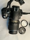 Nikon D60 10 2mp Digital Slr Camera W  18-55mm Vr Lens   Extras