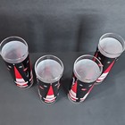 Holt Howard Atomic Christmas Santa Gnome Mcm Vtg Tall Libby Glasses Set Of 4