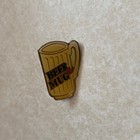 Vintage Beer Mug  Enamel Metal Pinback Lapel Hat Backpack Pin Tie Tack