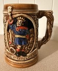 Pabst Brewing Company 1984 King Gambrinus Holiday Stein Mug 6  Limited Edition