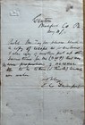 19th Century Stage Actor Edward Loomis Davenport Autograph Letter