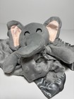 Pro Goleem Elephant Security Blanket Soft Baby Lovey Gray Pink Crinkle Sound Ear