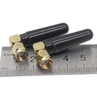 2 Pack Mini 3dbi Dual Band Wifi Antenna 2 4ghz 5ghz 5 8ghz     Rp-sma Male Right A