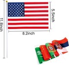 226 Different Countries International Stick Flag Of The World Small Mini Hand
