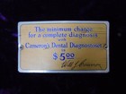 C  1920s Cameron s Dental Diagnostoset Dentist Quack Machine Light Wands