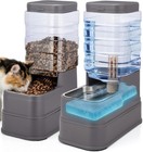 2 Pack Automatic Cat Feeder And Water Dispenser 1 3 Gallon Dog Gravity Food F   