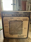 Vintage Edison Thin N Light 3 Speed 20    Metal Box Fan With Box Model 204022