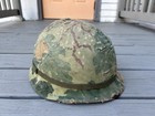 Id d Helicopter Pilot Vietnam War M1 Helmet Mitchell Camo Cover Us Army Military