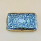 Antique Russian Silver Niello Cigarette Case  kremlin      Ivan Saltykov  1894