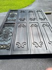 Custom Architectural Iron Carriage Door     9   6    X 6   9        Heavy Steel