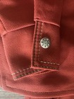 Vintage Farah Usa Burnt Orange Polyester Boys Jacket Shirt Leisure Suit Size 8