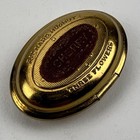 Rare Antique 1920 s Art Deco Richard Hudnut Three Flowers Lip Gloss Compact Full