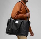 Jordan Black Cordura Logo Duffel Bag Gym Bag Black New Nike Authentic Ma0798-023
