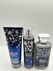 New Bath   Body Works Dream Bright 3pc Gift Set Full Size Shower Gel Cream Mist