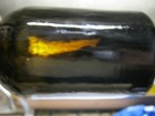  florida Keys Shipwreck 1840 s Sand Pontiled  Black yel Gl  stubby Colonial Beer