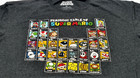 Nintendo Super Mario T-shirt   Size Xl   Periodic Table   Gray   Vtg Wear