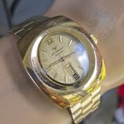 Vintage Wittnauer Men s Automatic Watch Day date D11ab Swiss Linen Dial 1970s