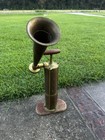 Antique Swedish Tyfon Patent Brass Hand Pump Fog Horn Nautical Ship Siren 