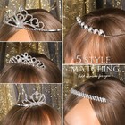 5pcs Teenitor Crown tiara Crown  Princess Crown Headband  5pcs Tiaras For Women