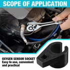 7 8-inch 22mm Offset Oxygen O2 Sensor Socket Wrench Removal Tool Drive 3 8  Us