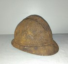 Original Wwi French M1915 Adrian Helmet     Rusted Condition