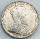 1902-h Canada 25 Cents Silver Coin