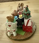 Wee Forest Folk Christmas Tea For Three - Limited Edition - M177c - Retired