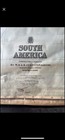 Large  5    X 6     Antique Wall Map South America  W    A k  Johnston 1920   s