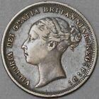 1885 Victoria 6 Pence Legend Mint Error Vf Great Britain Silver Coin  23112601r 