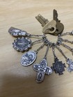Constantine Keychain Key Ring Exorcist Charm Pendant Medal 