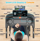 3 75hp Treadmill 400lb Capacity  Incline Folding  Smart Screen Immersive  Quiet