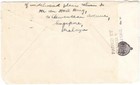 Malaya Straits Settlements-sg 283 single Frank -singapore 12 jly 1940