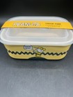 Peanuts Charlie Brown Snoopy Stoneware Lunch Container W Lid 32oz  good Grief 