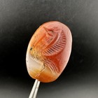Rare Wonderful    roman Intaglio Agate Stone Seal Stone Stamp Bead