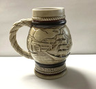 1982 Avon Tall Ships Ceramic Beer Stein 4 5 In  H