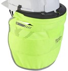 Milwaukee Bolt Yellow High Visibility Mesh Sunshade With 50 upf Uv Protection