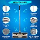 Mayshine Microfiber Hardwood Floor Wet And Dry Dust Mop W  5 15 Inch  Brown 