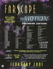 Farscape In Motion Edition Sell Sheet   february 2001   Rittenhouse 8x11 