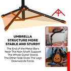 Floor Tripod Guitar Steel Stand Floor Tripod Guitar Stand Folding Vertical Us