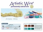 Gold Artistic Wire 1 4lb Spool - Tarnish Resistant Silver Craft Wire
