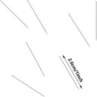 2000pc Stainless Steel Straight Pins 1 Inch Sewing Dressmaker Flat Head Craft 2k