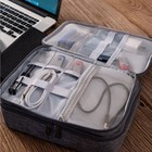 Electronic Accessories Bag Travel Cable Organizer Three Layers For Accessories