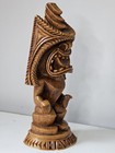Wooden Coco Joes Hawaiian Winter Tiki  Made In Hawaii  10 25    Tall