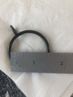 16 Pcs 1 5  Metal Curtain Rings Black With Adjustable Plastic Clips