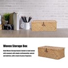 Natural Seagrass Storage Basket Stylish Organizer For Home Use Easy To Use