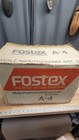 Vintage Fostex A-4  Reel To Reel Audio Stereo Tape Deck   Fostex 3040 Noise Red
