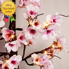 4ft Cherry Blossom Tree  48 Fairy Lights Artificial Lighted Tree For Home Inside