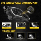2pcs Led Headlight Drl For 2006-2023 Yamaha Yfz450 Raptor 250 700 Wolverine 350