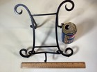 Black Cast Iron Book Stand -cookbook Holder - Plate Display - Easel - Ball Feet